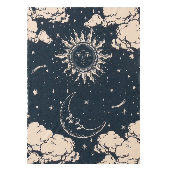 Набор подарочный женский  Набор подарочный женский "Sun/Moon" плед, носки, маска