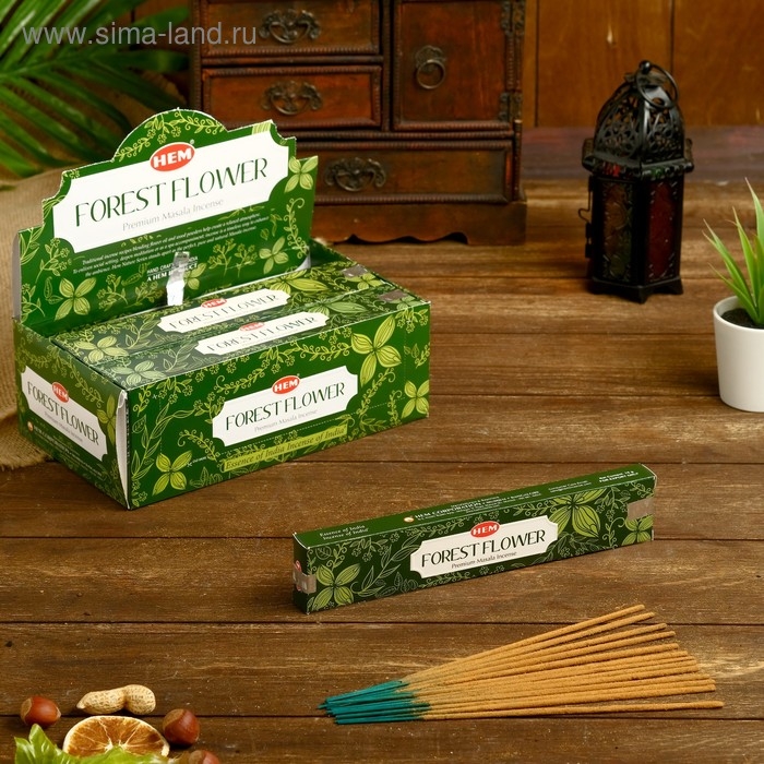 Благовония Благовония "HEM" 15 гр. масала Nature Series Forest Flower