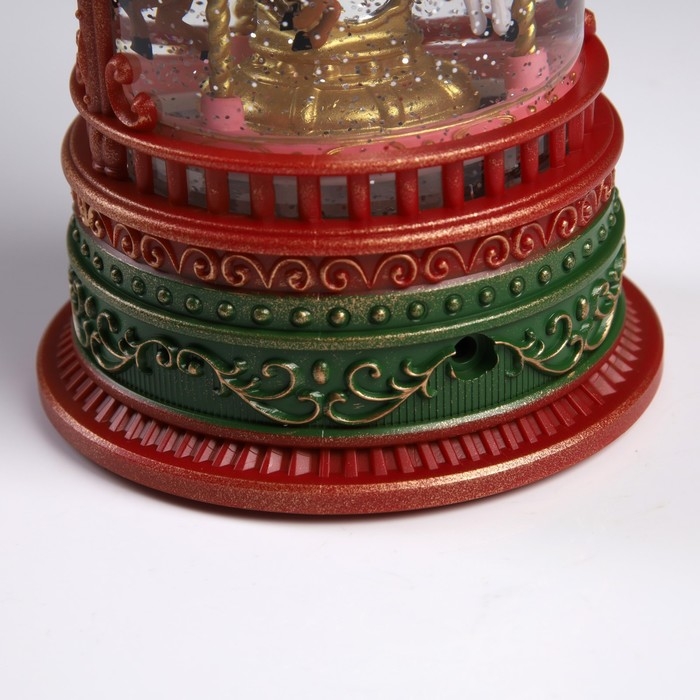 Светодиодная фигура «Карусель» 15.4 × 25 × 15.4 см, пластик, батарейки ААх3 (не в комплекте), USB, свечение тёплое белое Светодиодная фигура «Карусель» 15.4 × 25 × 15.4 см, пластик, батарейки ААх3 (не в комплекте), USB, свечение тёплое белое