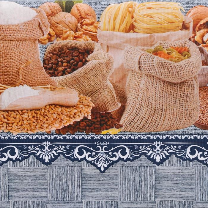 Клеёнка на стол на тканевой основе «Урожай», ширина 137 см, рулон 20 м, толщина 0,22 мм Клеёнка на стол на тканевой основе «Урожай», ширина 137 см, рулон 20 м, толщина 0,22 мм