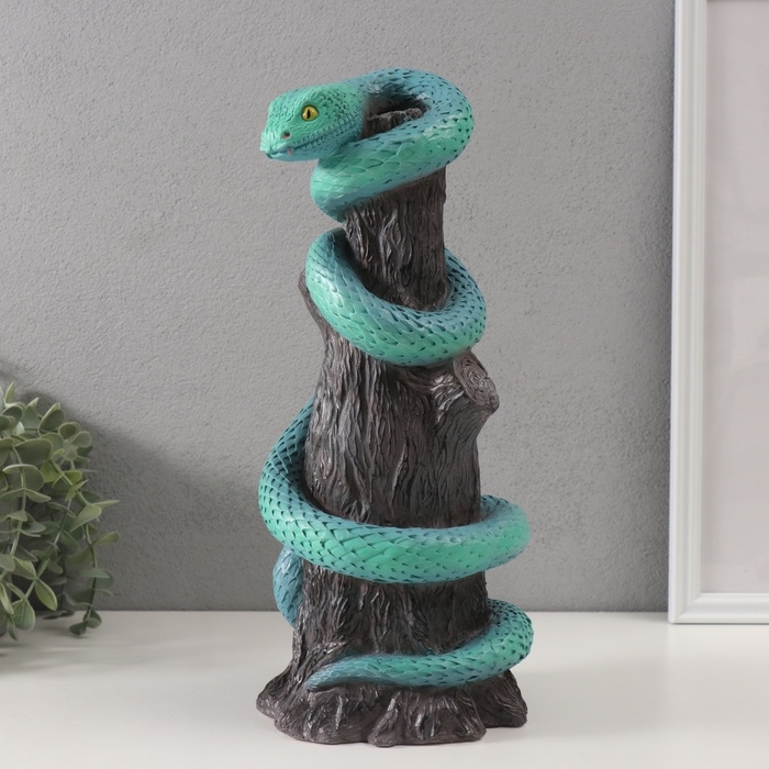 Копилка"ЗМЕЯ НА ПЕНЬКЕ"  33 х 14 х 15 см.