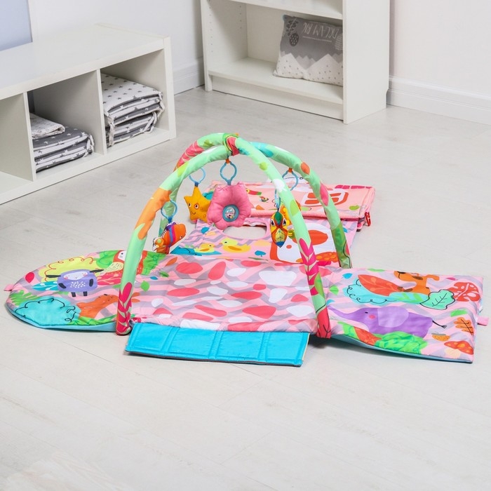 Развивающий коврик «Тропинка к дому», с дугами, 73х73х0,5 Развивающий коврик «Тропинка к дому», с дугами, 73х73х0,5