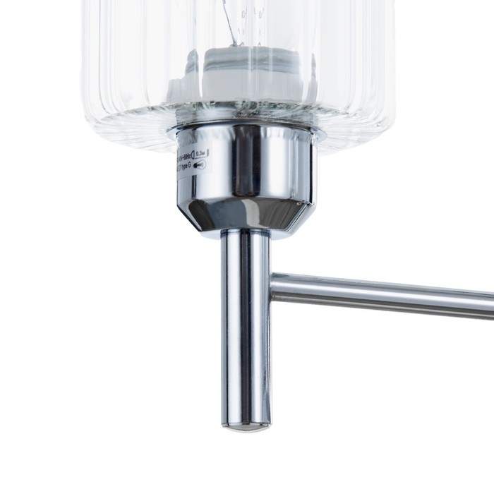 Люстра Люстра "Астра" 3х40Вт Е27 хром 48х48х96(56)см