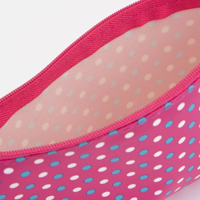 Косметичка на молнии, цвет малиновый Косметичка на молнии, цвет малиновый