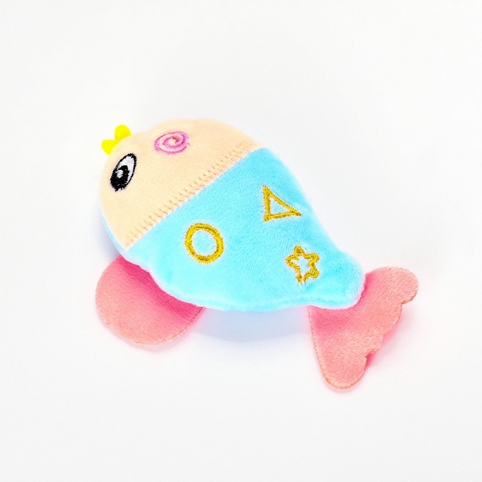 Игрушка для кошек с кошачьей мятой  Игрушка для кошек с кошачьей мятой "Рыба", 8,7 см