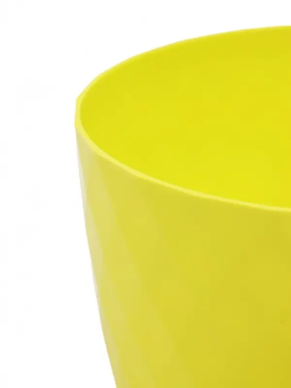 Кашпо с прикорневым поливом "Румба" 1 л, D13,5 см, h-12 см, цвет лимон
