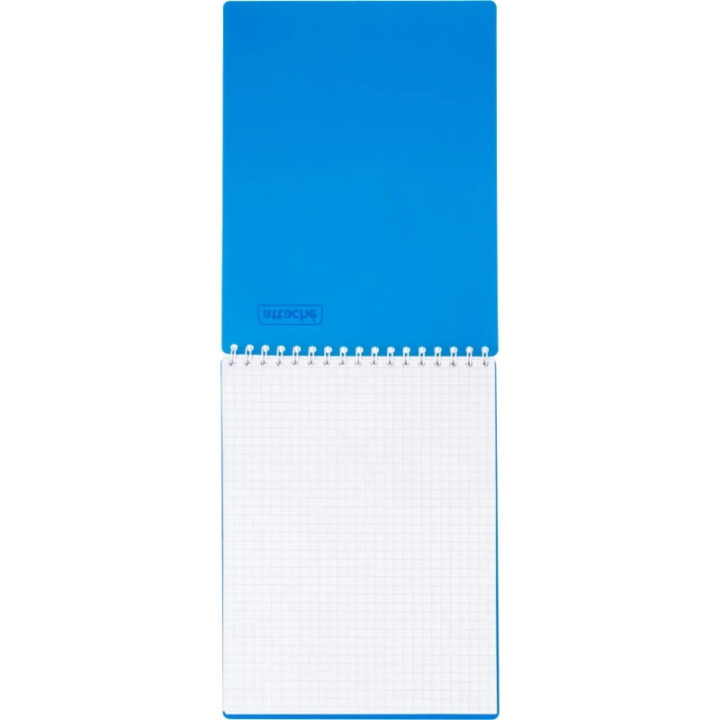 Блокнот на спирали А5 80л  Attache клетка, обложка Plastic