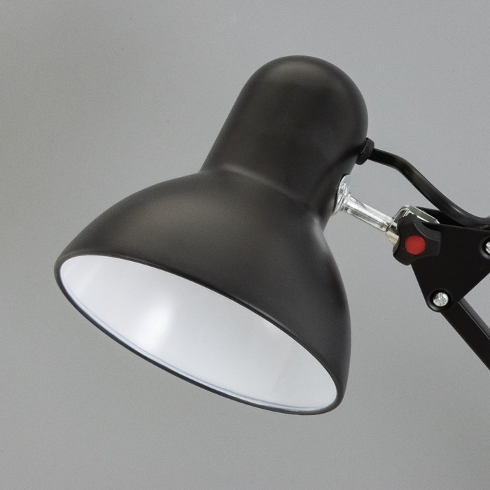 Лампа настольная Е27, h=55 см, шарнирная черная RISALUX