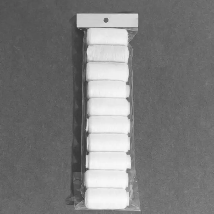 Нитки 40/2, 300 м, белые №301 Нитки 40/2, 300 м, белые №301