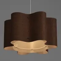 Светильник подвесной BayerLux &laquo;Лаура&raquo;, Е27 15 Вт, шоколадный, 52&times;52&times;26-126 см