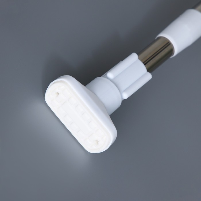 Карниз для ванной Доляна, телескопический,d=3,5 см, 90-160 см, усиленный, цвет серый Карниз для ванной Доляна, телескопический,d=3,5 см, 90-160 см, усиленный, цвет серый