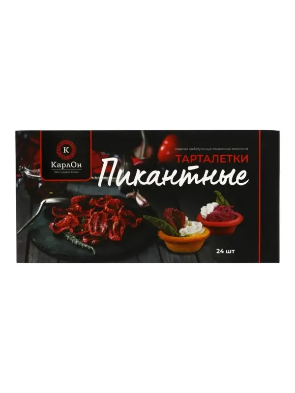Тарталетки КарлОн &laquo;Пикантные&raquo; 50 г, 24 шт.