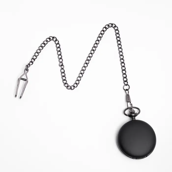 Часы карманные &laquo;Классика&raquo;, кварцевые, длина цепочки 40 см, циферблат d=4.5 см, под гравировку