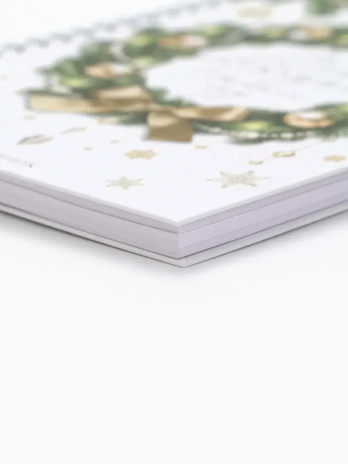 Ежедневник А5 на гребне в твёрдой обложке 80 л "Всё исполнит Новый Год" Ежедневник А5 на гребне в твёрдой обложке 80 л "Всё исполнит Новый Год"