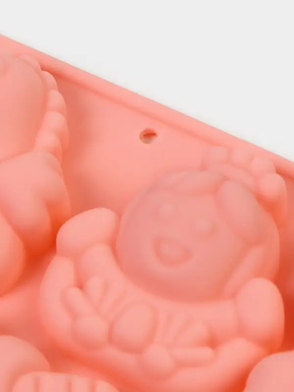 Форма для шоколада Доляна &laquo;Волшебство. Пони&raquo;, силикон, 23&times;16.5&times;2 см, 14 ячеек, розовая