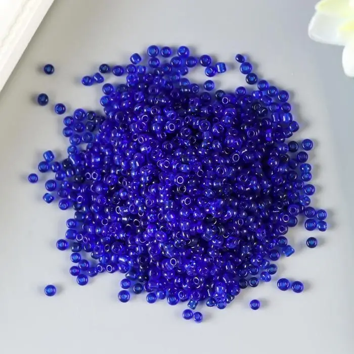 Бисер круглый размер 12/0  Бисер круглый размер 12/0 "Сине-фиолетовый" 20 гр