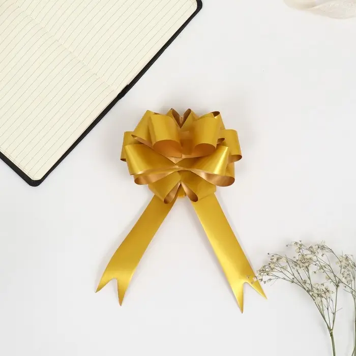 Бант-шар №3, золотой Бант-шар №3, золотой