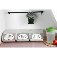 Контейнер для овощей, 7.6 л, 32.3&times;22&times;14.8 см, серый