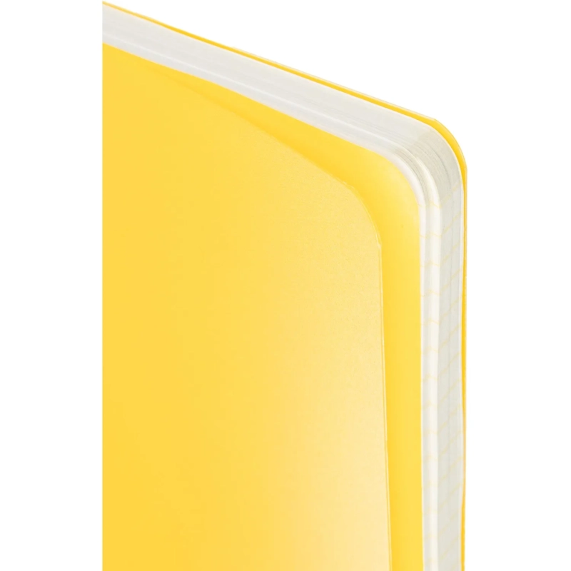 Бизнес-тетрадь А5,96л,кл,спир,пластик,тон.бл. Attache Bright colours Желтый