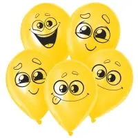 Воздушные шары латексные 12" &laquo;Улыбочки&raquo;, 50 шт.