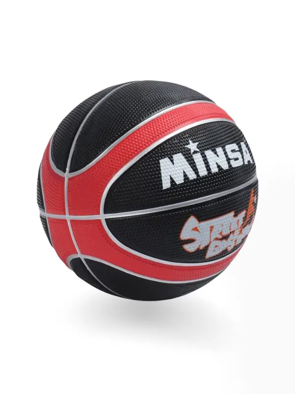 Мяч баскетбольный MINSA 8800, клееный, 8 панелей, р. 7, резина, резиновая камера, МИКС