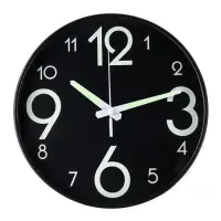 Часы настенные интерьерные &laquo;Классика&raquo;, плавный ход, светящиеся, d=25 см