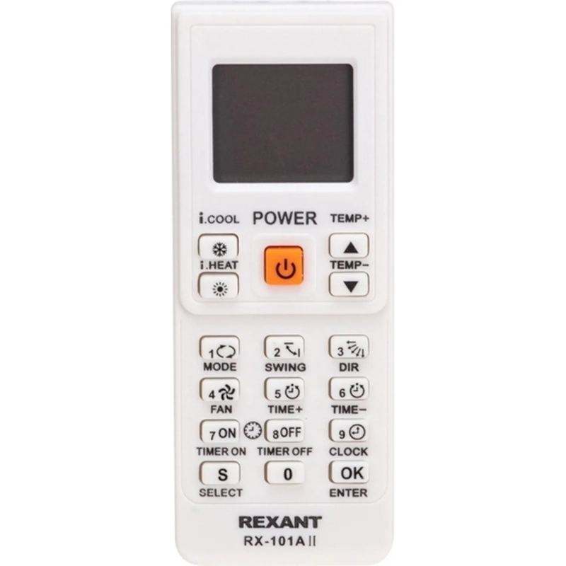 Пульт ДУ для кондиционеров RX-101AII REXANT, 38-0103