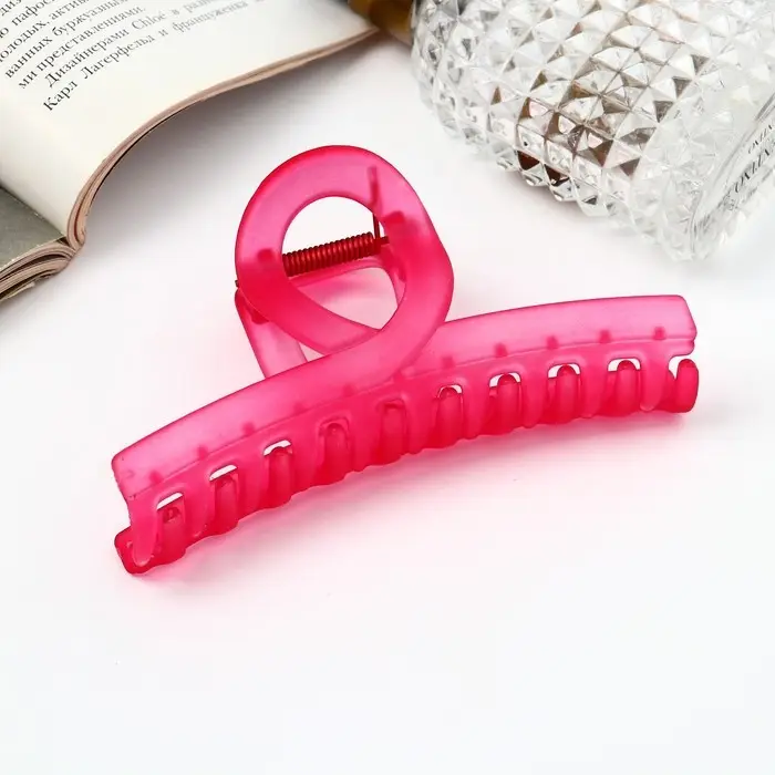 Крабик для волос «Фрида», дуга овал матовый, 11 см, МИКС Крабик для волос «Фрида», дуга овал матовый, 11 см, МИКС