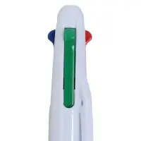 Набор шариковых ручек Calligrata, 4 штуки, автоматические, 4-х цветные, резиновый упор, МИКС