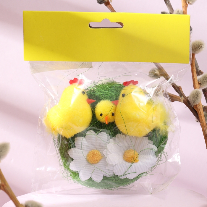 Набор для декора пасхальный «Семья» 2 × 11 × 11 см Набор для декора пасхальный «Семья» 2 × 11 × 11 см