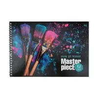 Альбом для рисования BG &laquo;Шедевр&raquo; А4, 32 листа, на гребне, обложка из мелованного картона, МИКС