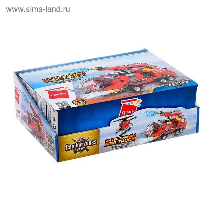 Конструктор Пожарные «Транспорт», 8 видов МИКС Конструктор Пожарные «Транспорт», 8 видов МИКС