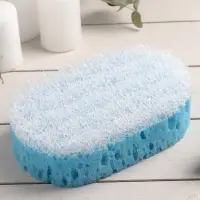 Губка для тела массажная &laquo;Удовольствие&raquo;, 10.5&times;6&times;16.5 см, МИКС