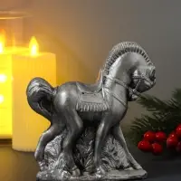 Фигурка "Лошадь" 13,5х5х14 см, серебро