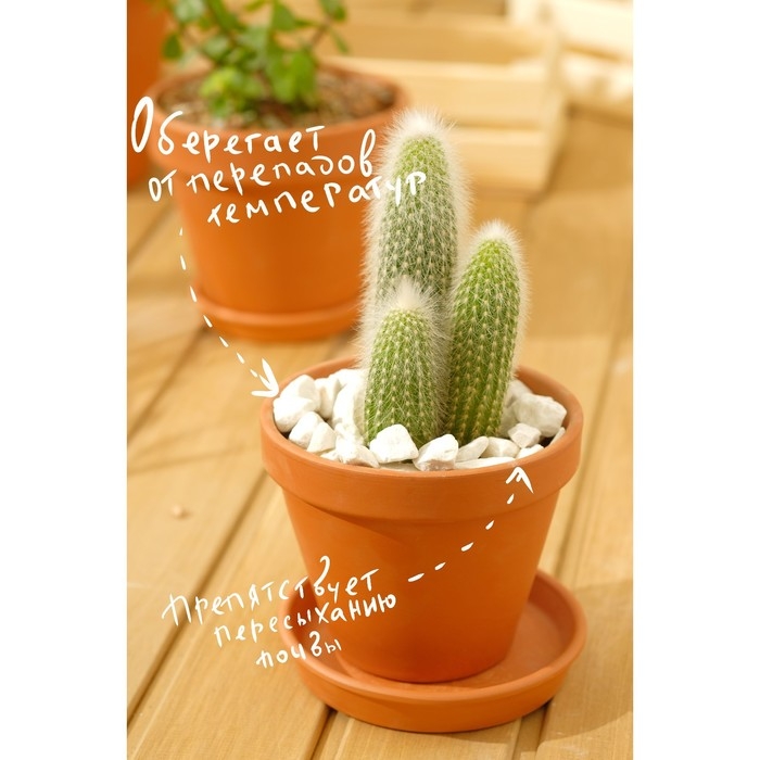 Мраморная крошка  Мраморная крошка "Рецепты Дедушки Никиты", отборная, белая, фр 10-20 мм , 5 кг