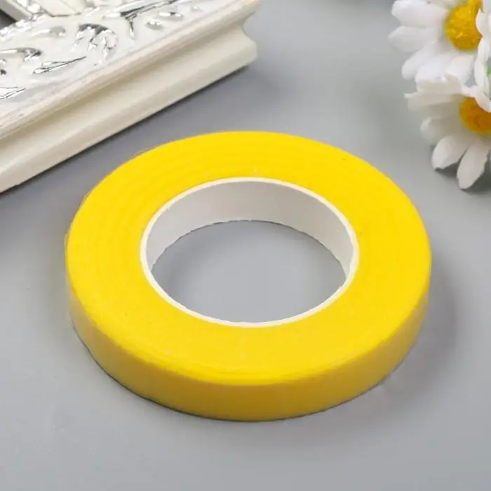 Тейп-лента  Тейп-лента "Жёлтая" намотка 27,3 метра ширина 1,2 см