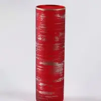 Ваза «Эстетика», рубин, h=26 см, стекло, красная