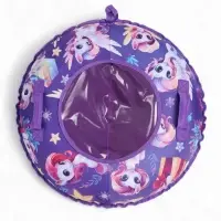 Тюбинг – ватрушка «Лошадка», диаметр чехла 80 см, фиолетовая, Winter Star