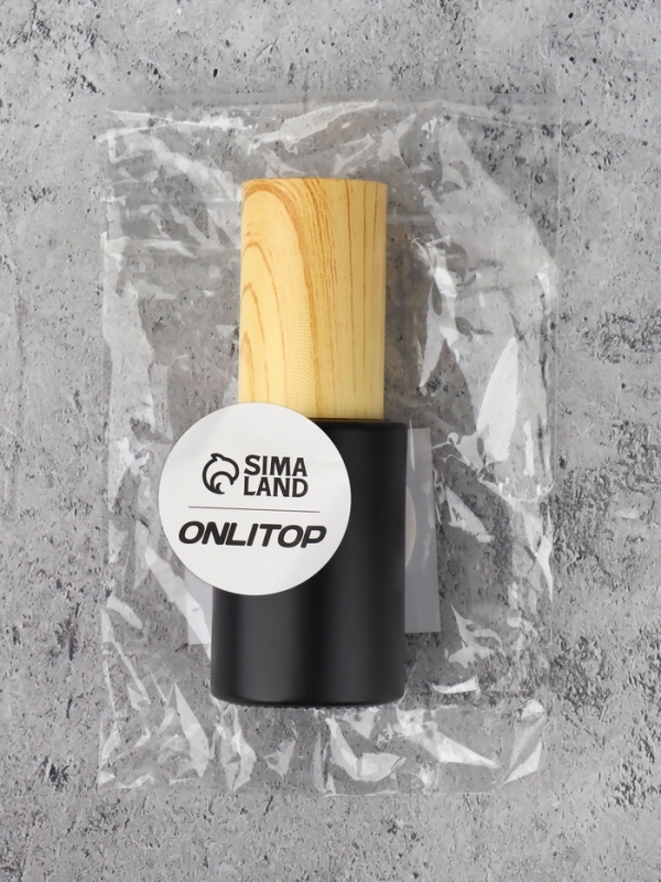 Флакон стеклянный для парфюма, с распылителем, 30 мл, чёрный/бежевый Флакон стеклянный для парфюма, с распылителем, 30 мл, чёрный/бежевый