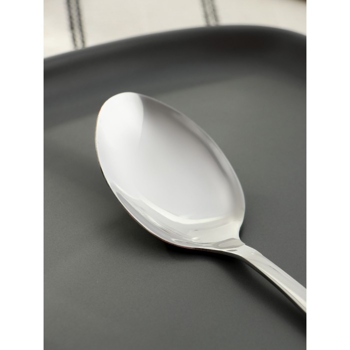 Набор ложек столовых 6 шт, 19,3 см Доляна Набор ложек столовых 6 шт, 19,3 см Доляна "Верона" толщина 2 мм