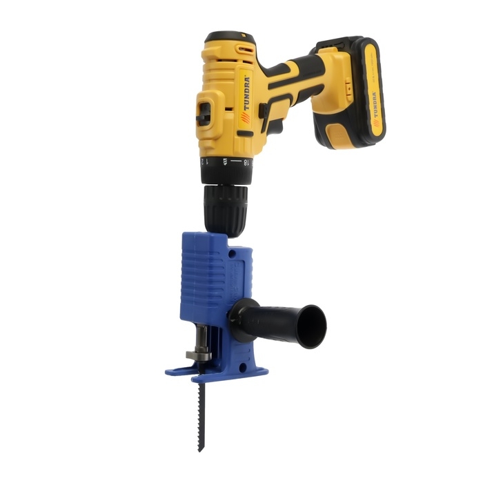 Насадка-лобзик для дрели ТУНДРА, пилки по дереву и металлу 3 шт., хвостовик 8 мм Насадка-лобзик для дрели ТУНДРА, пилки по дереву и металлу 3 шт., хвостовик 8 мм