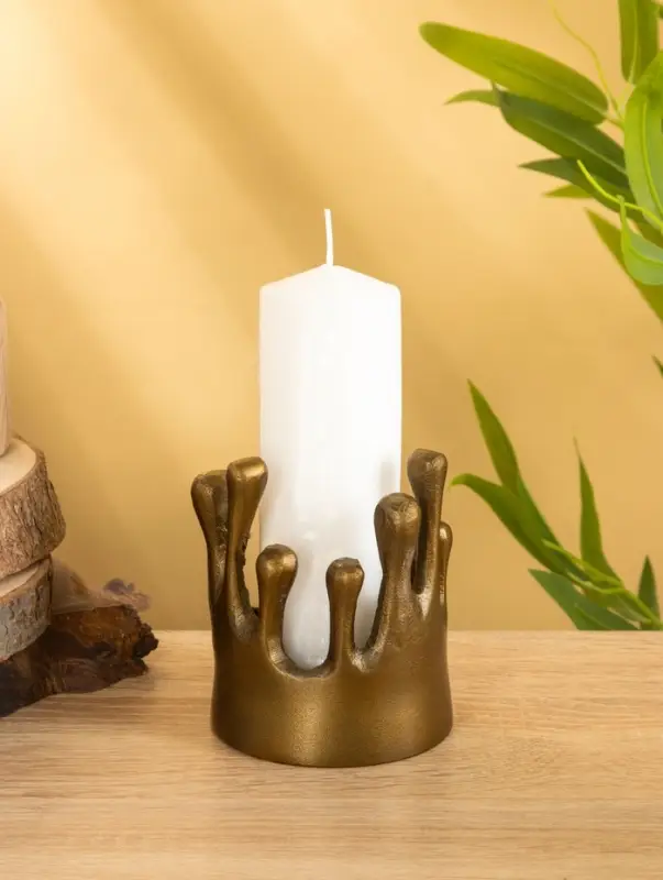 Подсвечник  Подсвечник "Огар" 9х9х11 см, алюминий