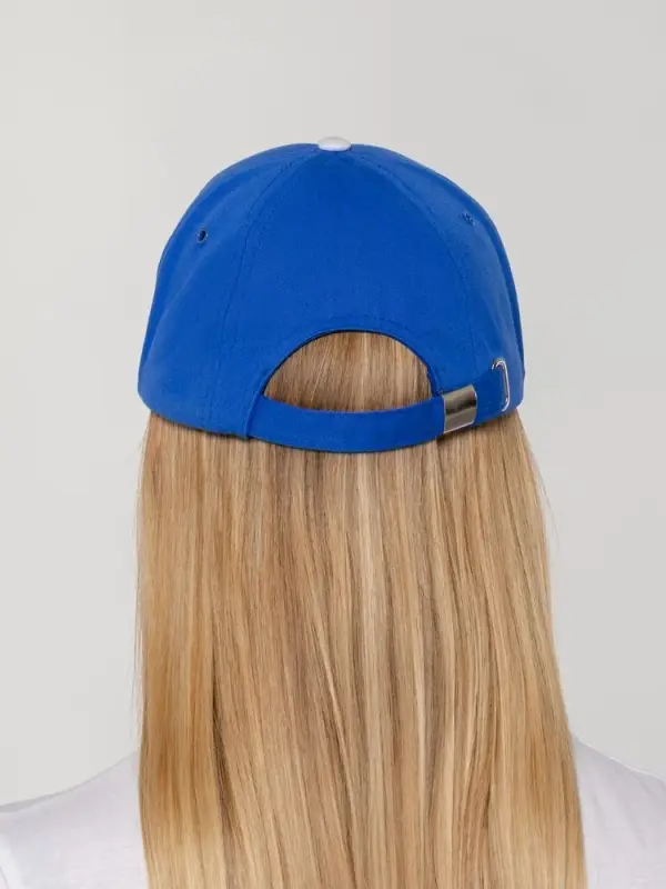 Бейсболка Honor, ярко-синяя с белым кантом Бейсболка Honor, ярко-синяя с белым кантом