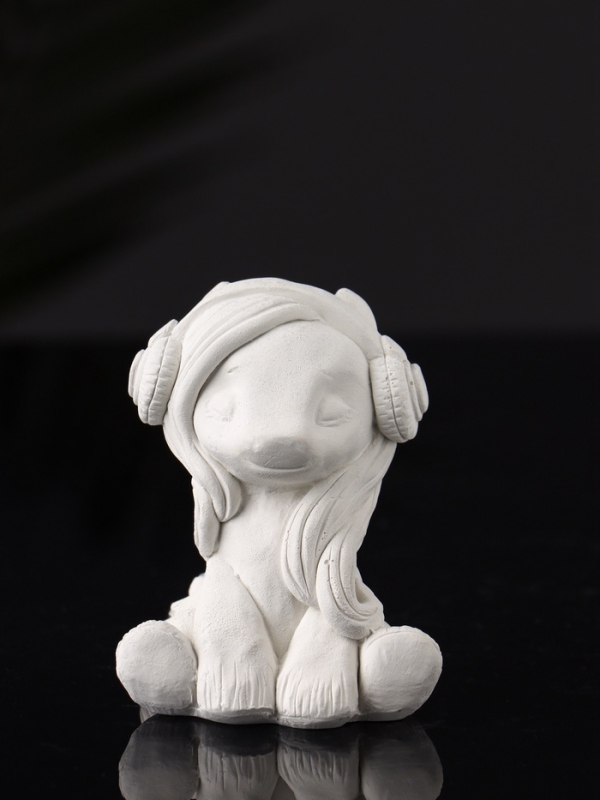 Фигура под роспись   Фигура под роспись  "Пони в наушниках" 7х6 см