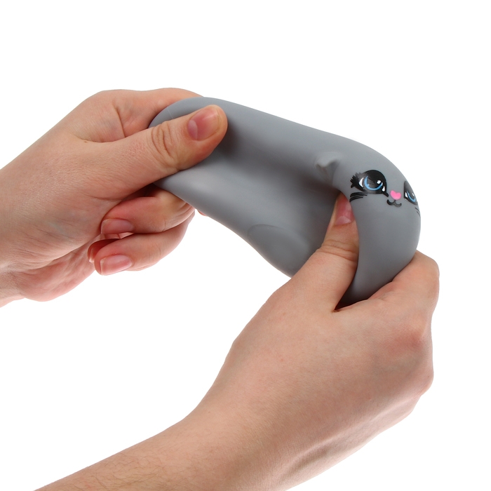 Антистресс сквиш мялка «Мяу»,с пастой, в пакете Антистресс сквиш мялка «Мяу»,с пастой, в пакете