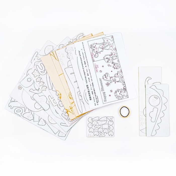 Наклейки интерьерные Наклейки интерьерные "Динозавры", детский декор на стену, панно 160 х 60 см