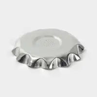 Форма для выпечки печенья, d=9 см, h=1.3 см, жесть, серебристая