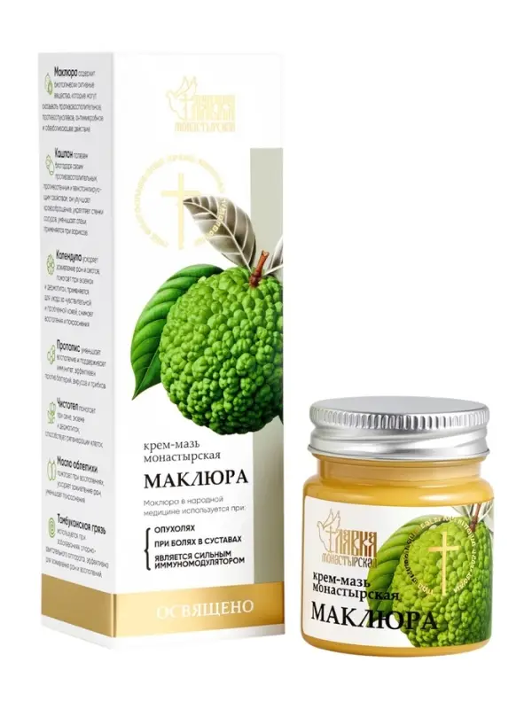 Крем-мазь &laquo;Монастырская лавка&raquo; Маклюра, пластик, 40 мл