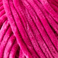 Плюшевая пряжа для вязания спицами, крючком YarnArt, Dolce, 100% микрополиэстер, 120 м/100 г, (794 фуксия)