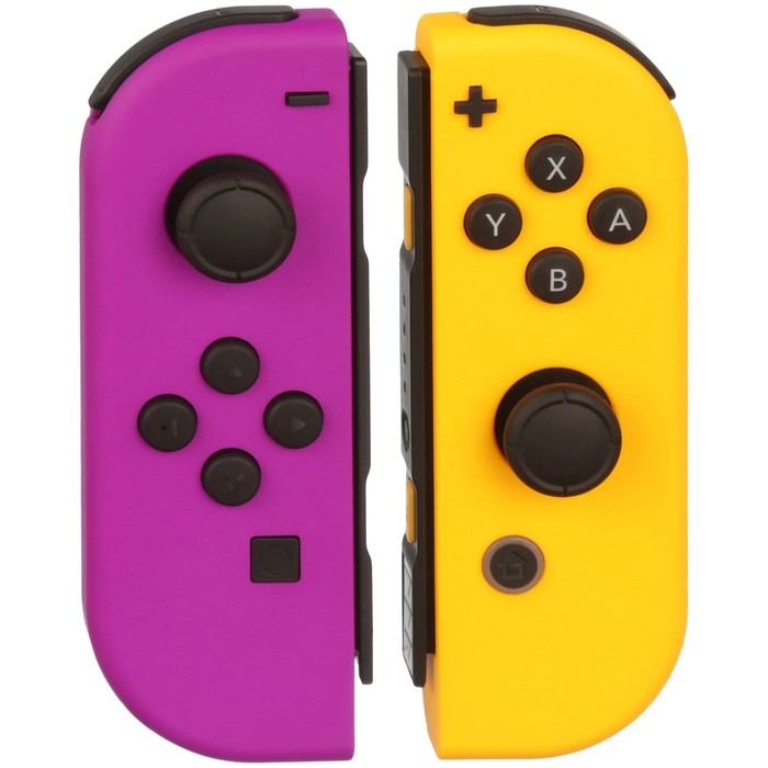 Набор контроллеров Nintendo Joy-Con, беспр,вибр, для Nintendo Switch, фиолетовый, оранжевый Набор контроллеров Nintendo Joy-Con, беспр,вибр, для Nintendo Switch, фиолетовый, оранжевый